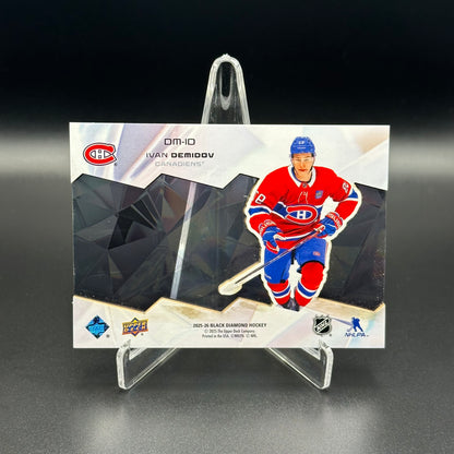 2025-26 UD Black Diamond IVAN DEMIDOV #DM-ID Diamond Might Rookie RC /99