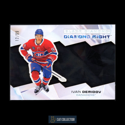 2025-26 UD Black Diamond IVAN DEMIDOV #DM-ID Diamond Might Rookie RC /99