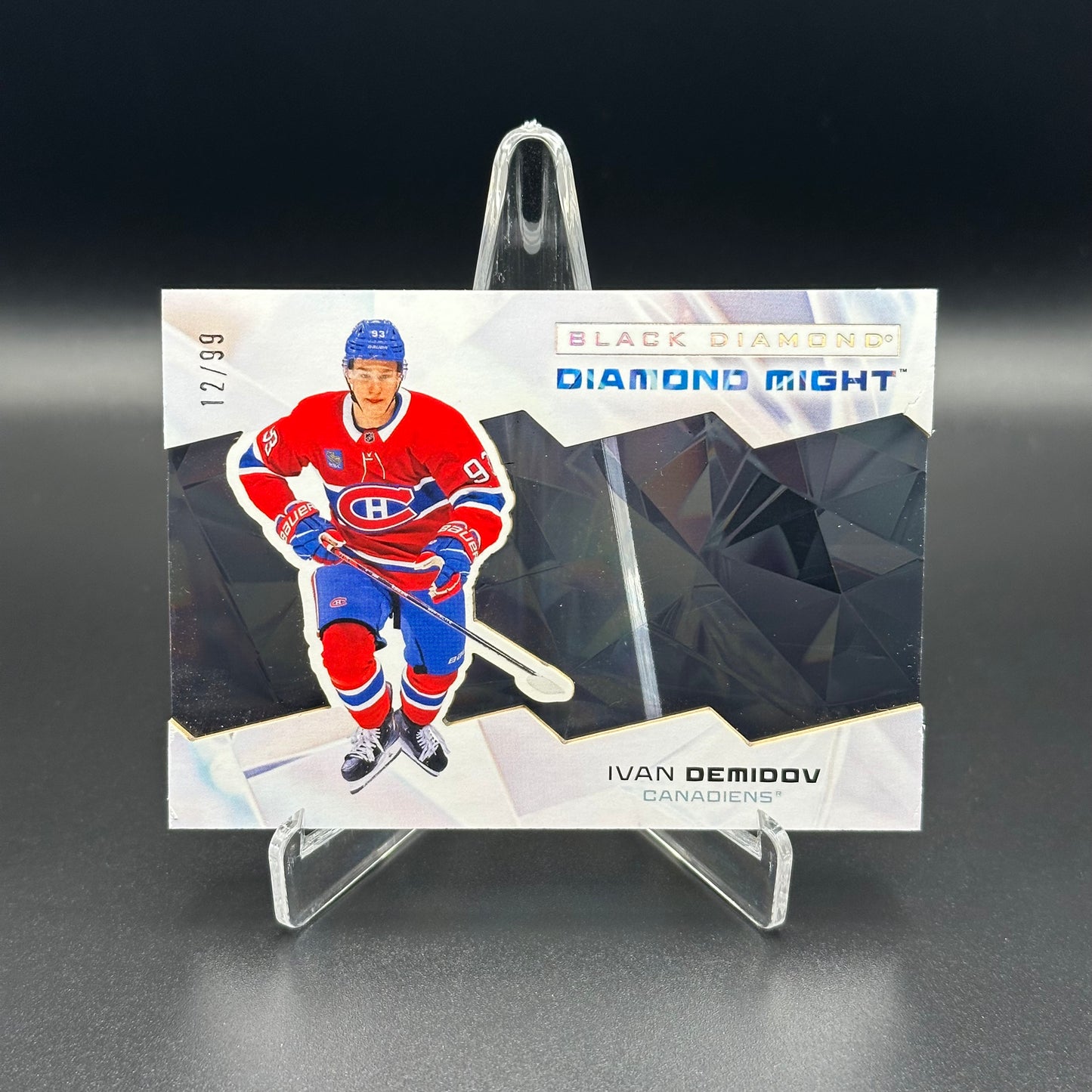 2025-26 UD Black Diamond IVAN DEMIDOV #DM-ID Diamond Might Rookie RC /99
