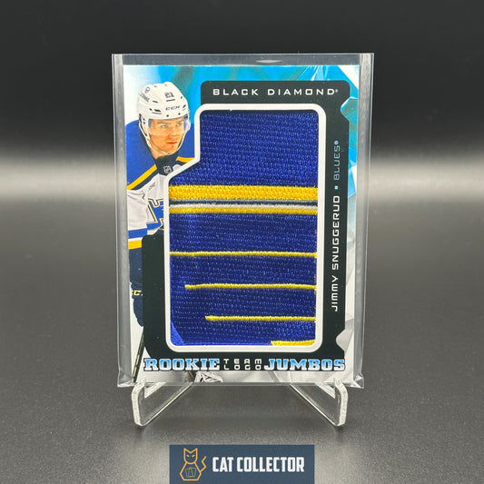 2025-26 Upper Deck Black Diamond JIMMY SNUGGERUD #RTL-JS Rookie Team Logo Jumbo RC