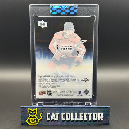 2025-26 UD Clear Cut ETHEN FRANCK #CC-EF Rookie RC /299 Auto