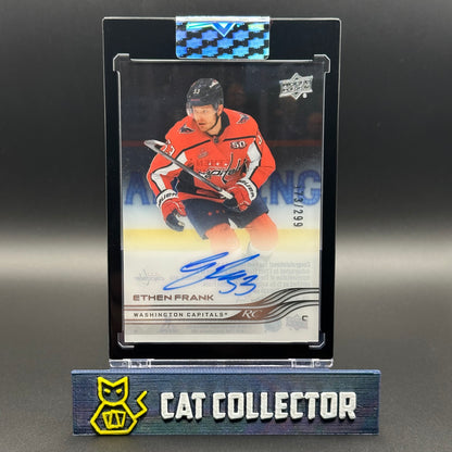 2025-26 UD Clear Cut ETHEN FRANCK #CC-EF Rookie RC /299 Auto
