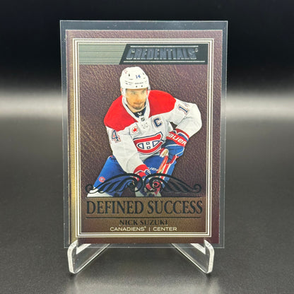 2025-26 Upper Deck Credentials NICK SUZUKI #DS-27 Defined Success
