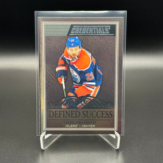2025-26 Upper Deck Credentials LEON DRAISAITL #DS-4 Defined Success