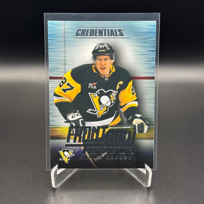 2025-26 Upper Deck Credentials SIDNEY CROSBY #FRT-25 Front Row Talent