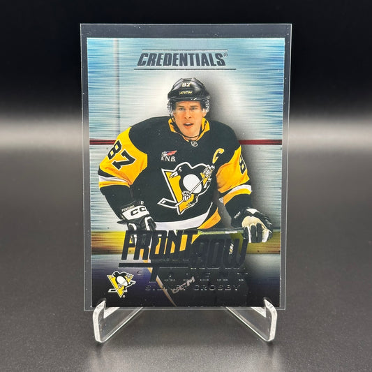 2025-26 Upper Deck Credentials SIDNEY CROSBY #FRT-25 Front Row Talent