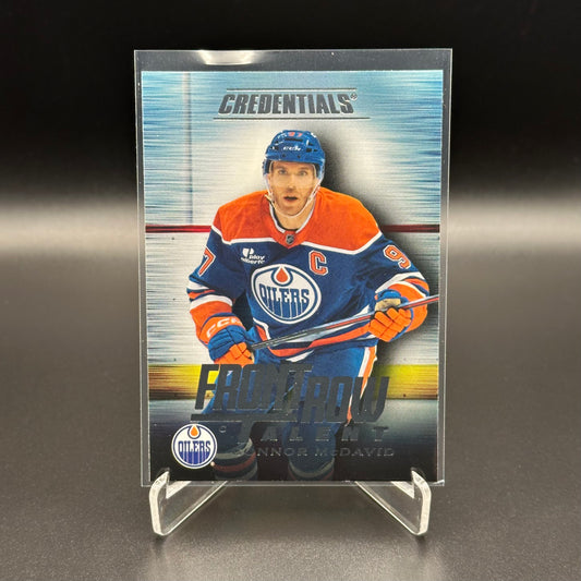 2025-26 Upper Deck Credentials CONNOR MCDAVID #FRT-9 Front Row Talent
