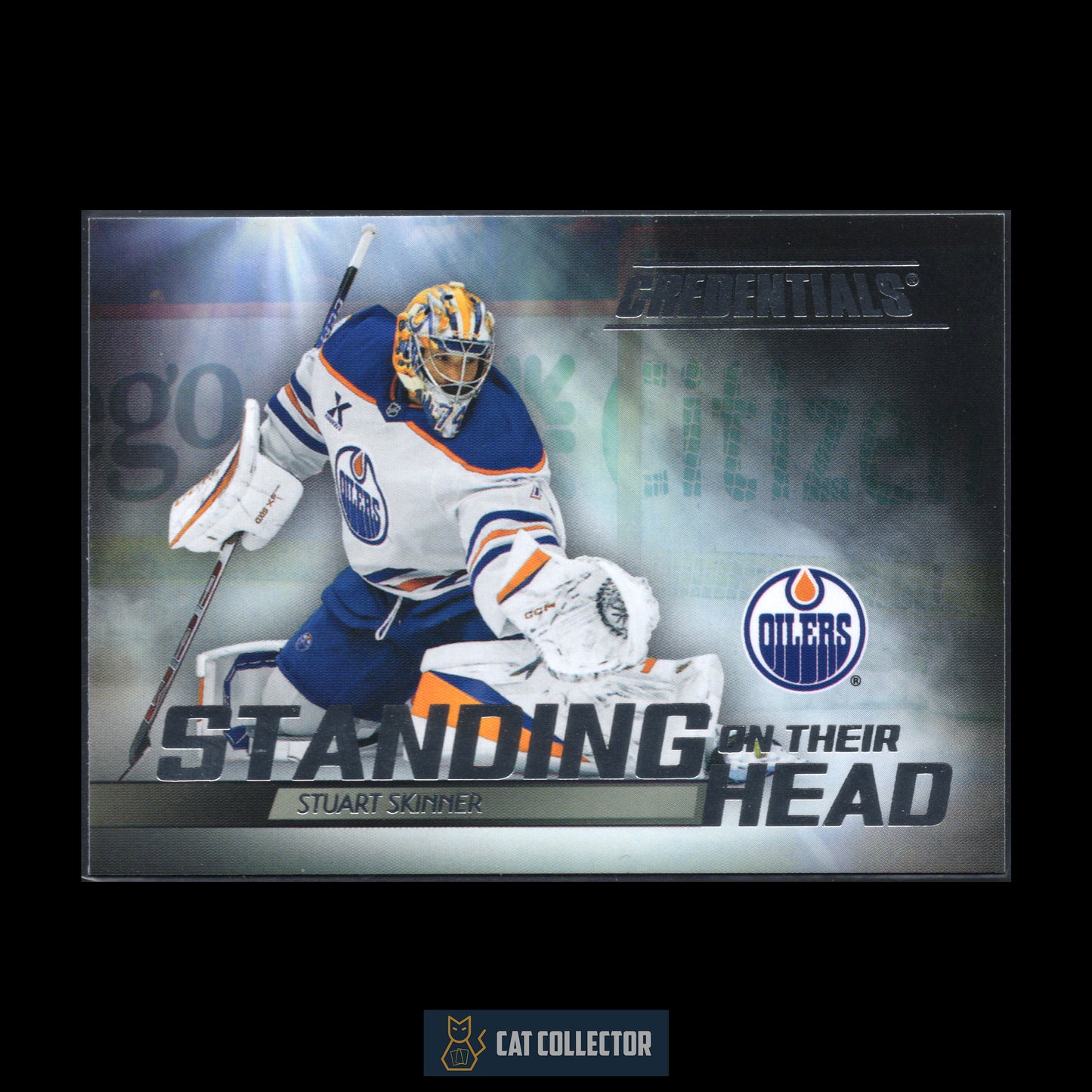 2025-26 Upper Deck Credentials STUART SKINNER #SH-11 Standing On Their Head