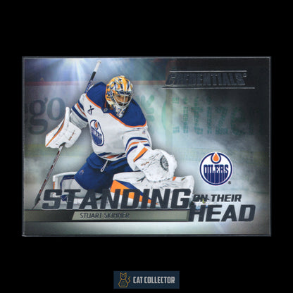 2025-26 Upper Deck Credentials STUART SKINNER #SH-11 Standing On Their Head