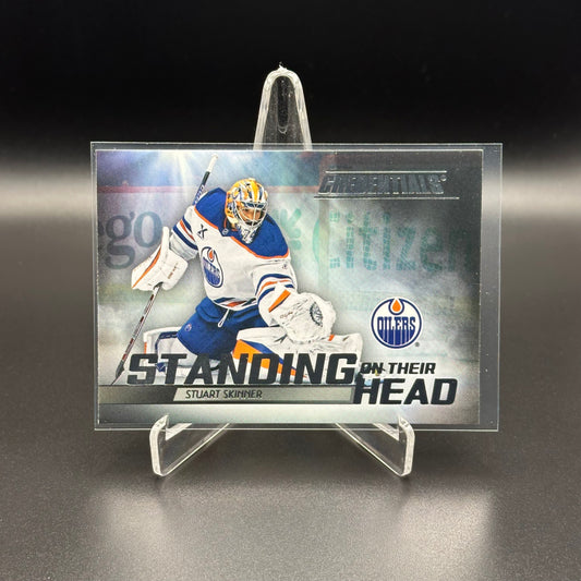 2025-26 Upper Deck Credentials STUART SKINNER #SH-11 Standing On Their Head