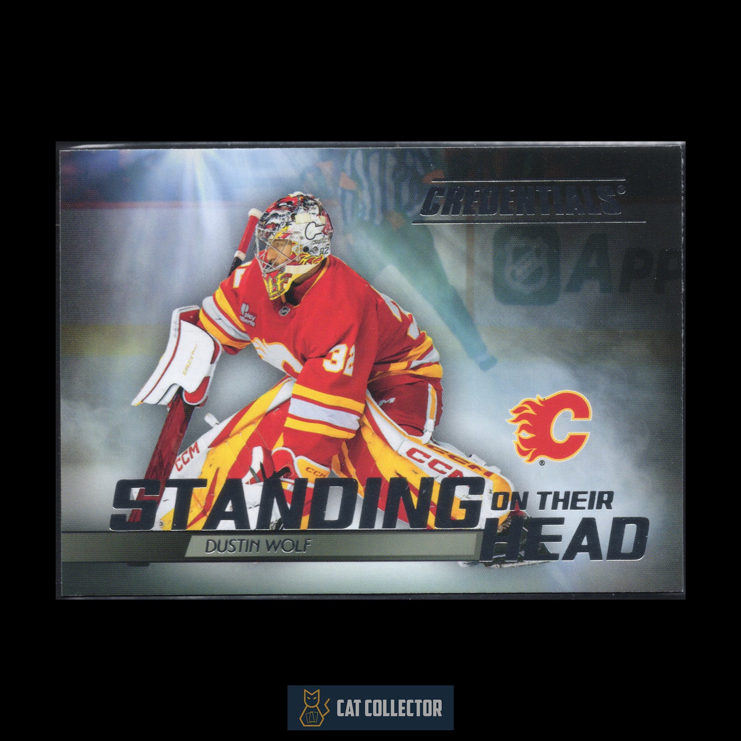 2025-26 Upper Deck Credentials DUSTIN WOLF #SH-13 Standing On Their Head