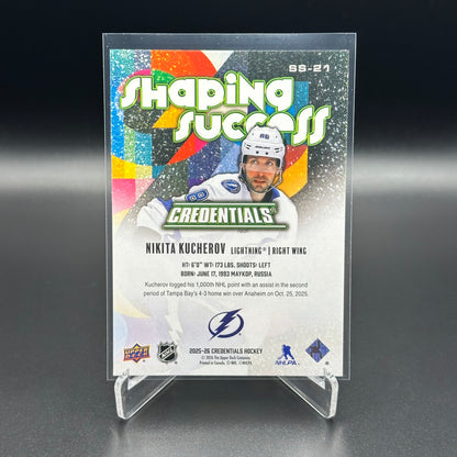 2025-26 Upper Deck Credentials NIKITA KUCHEROV #SS-21 Shaping Success