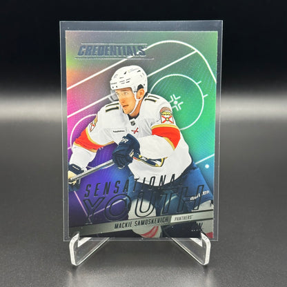 2025-26 Upper Deck Credentials MACKIE SAMOSKEVICH #SY-7 Sensational Youth