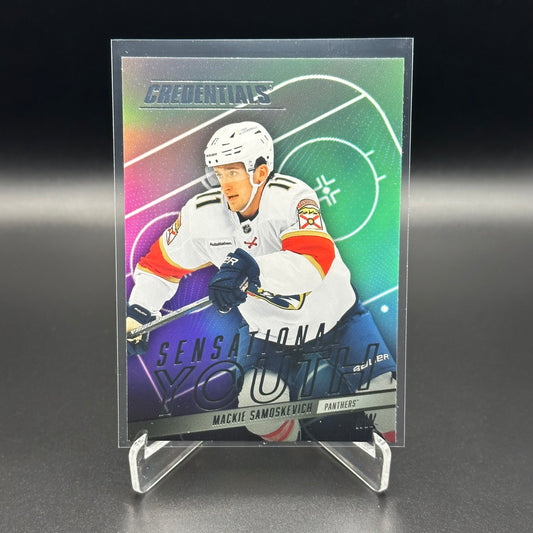 2025-26 Upper Deck Credentials MACKIE SAMOSKEVICH #SY-7 Sensational Youth