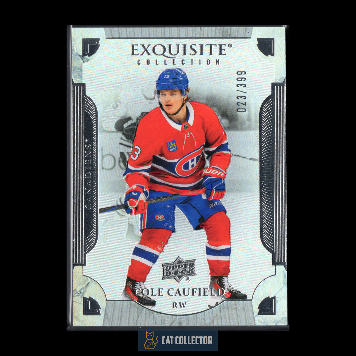 2025-26 UD Exquisite Collection COLE CAUFIELD #V-CC /399