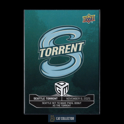 2025-26 UD PWHL Game Dated Moments SEATTLE TORRENT #PRE-1