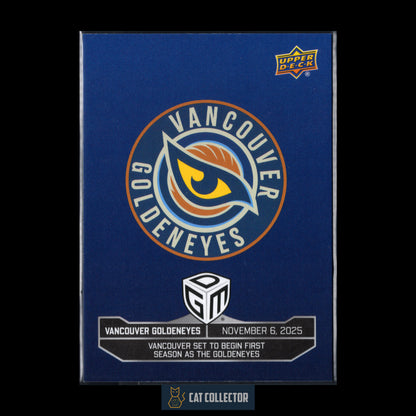 2025-26 UD PWHL Game Dated Moments VANCOUVER GOLDENEYES #PRE-3
