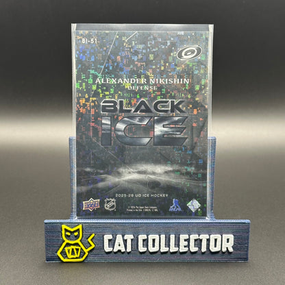 2025-26 UD Ice ALEXANDER NIKISHIN #BI-51 Black Ice Rookie RC