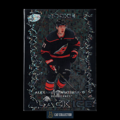 2025-26 UD Ice ALEXANDER NIKISHIN #BI-51 Black Ice Rookie RC