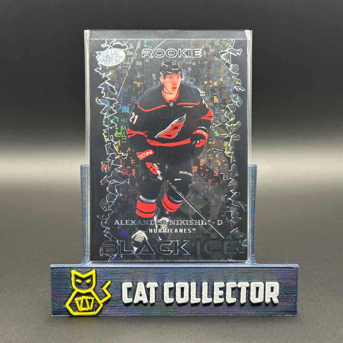 2025-26 UD Ice ALEXANDER NIKISHIN #BI-51 Black Ice Rookie RC