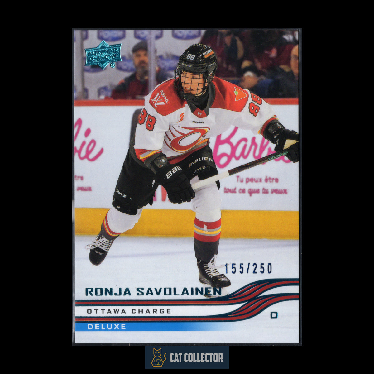 2025-26 UD PWHL RONJA SAVOLAINEN #49 Deluxe /250