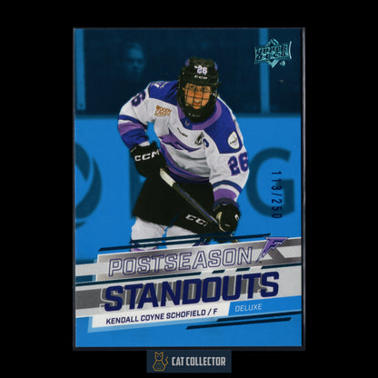 2025-26 UD PWHL KENDALL COYNE SCHOFIELD #81 Postseason Standouts Deluxe /250
