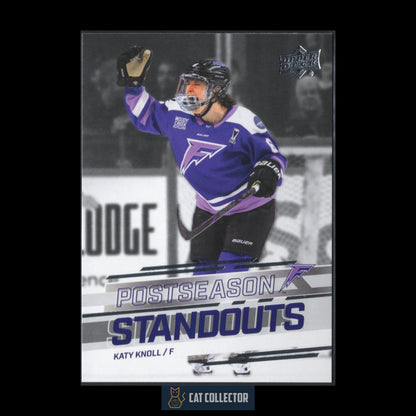 2025-26 Upper Deck PWHL KATY KNOLL #85 Postseason Standouts