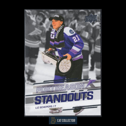 2025-26 UD PWHL LIZ SCHEPERS #86 Postseason Standouts