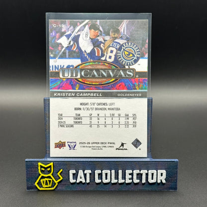 2025-26 UD PWHL KRISTEN CAMPBELL #C-19 UD Canvas