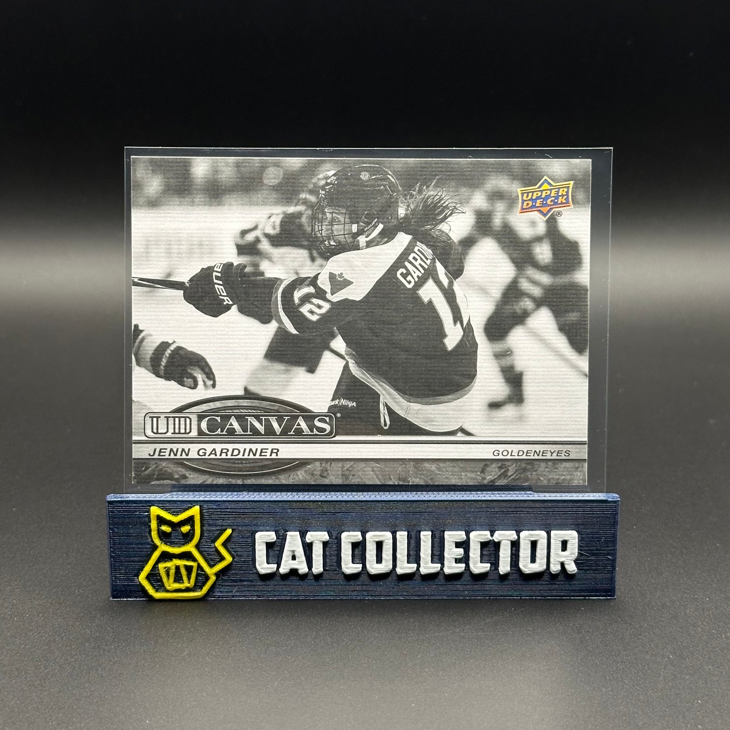 2025-26 UD PWHL JENN GARDINER #C-21 UD Canvas Black & White