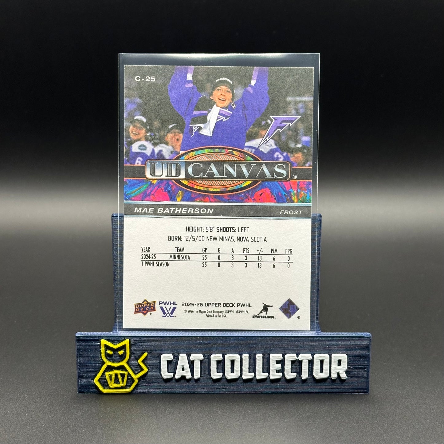 2025-26 UD PWHL MAE BATHERSON #C-25 UD Canvas