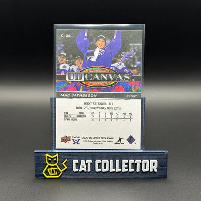 2025-26 UD PWHL MAE BATHERSON #C-25 UD Canvas