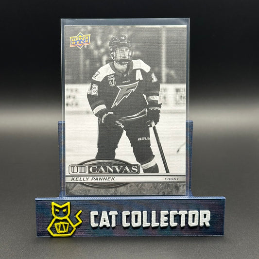 2025-26 UD PWHL KELLY PANNEK #C-4 UD Canvas Black & White