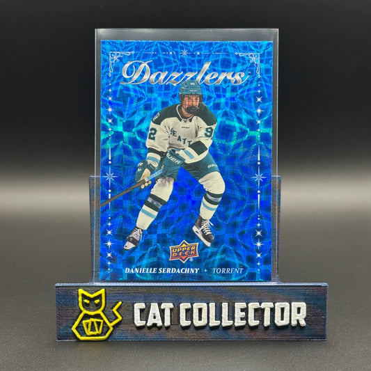 2025-26 UD PWHL DANIELLE SERDACHNY #DZ-14 Dazzlers Blue