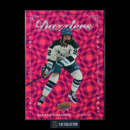 2025-26 UD PWHL DANIELLE SERDACHNY #DZ-14 Dazzlers Pink