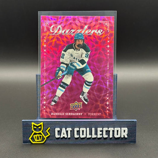 2025-26 UD PWHL DANIELLE SERDACHNY #DZ-14 Dazzlers Pink
