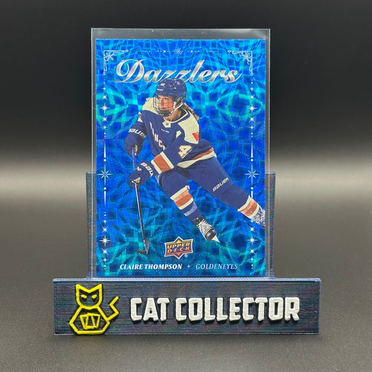 2025-26 UD PWHL CLAIRE THOMPSON #DZ-18 Dazzlers Blue