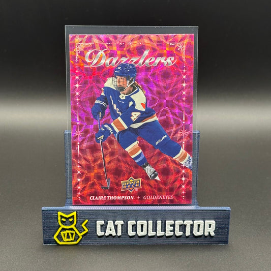 2025-26 UD PWHL CLAIRE THOMPSON #DZ-18 Dazzlers Pink