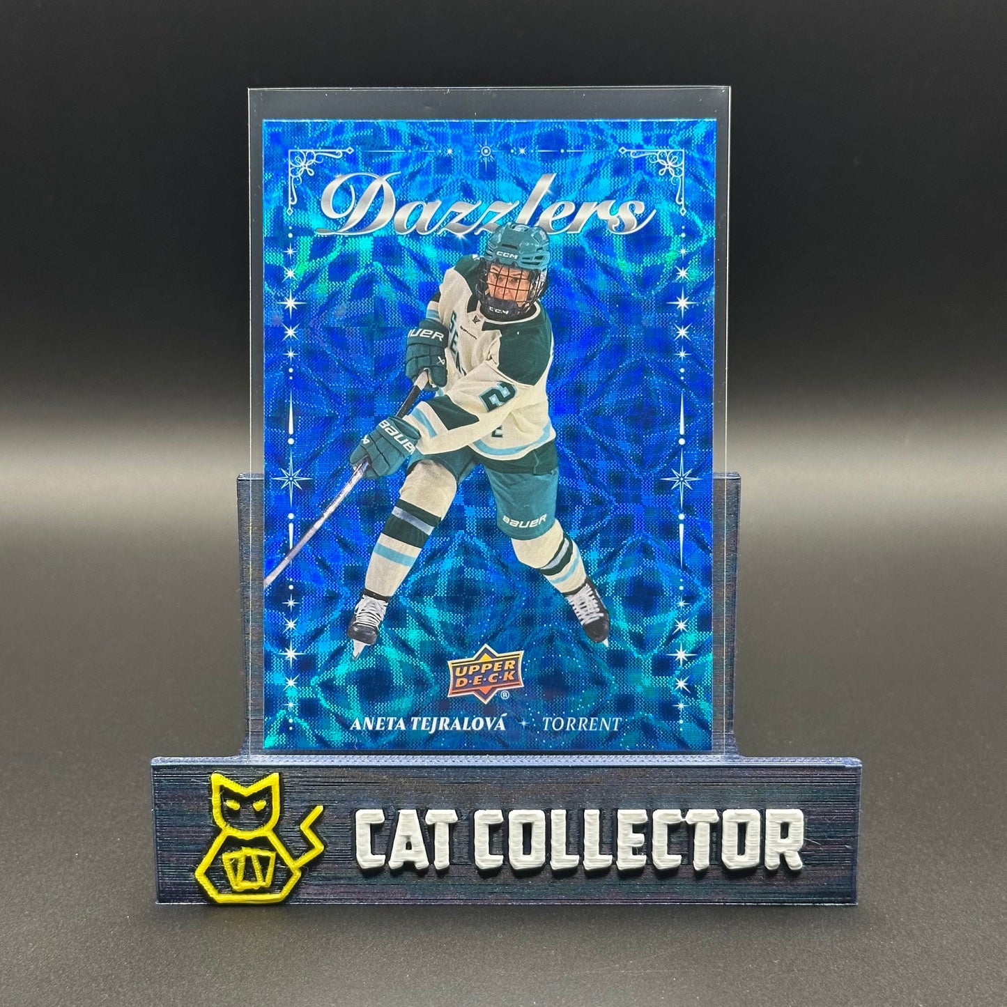 2025-26 UD PWHL ANETA TEJRALOVA #DZ-20 Dazzlers Blue