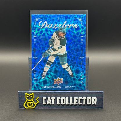 2025-26 UD PWHL ANETA TEJRALOVA #DZ-20 Dazzlers Blue