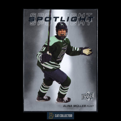 2025-26 UD PWHL ALINA MULLER #S-22 Spotlight Boston Fleet