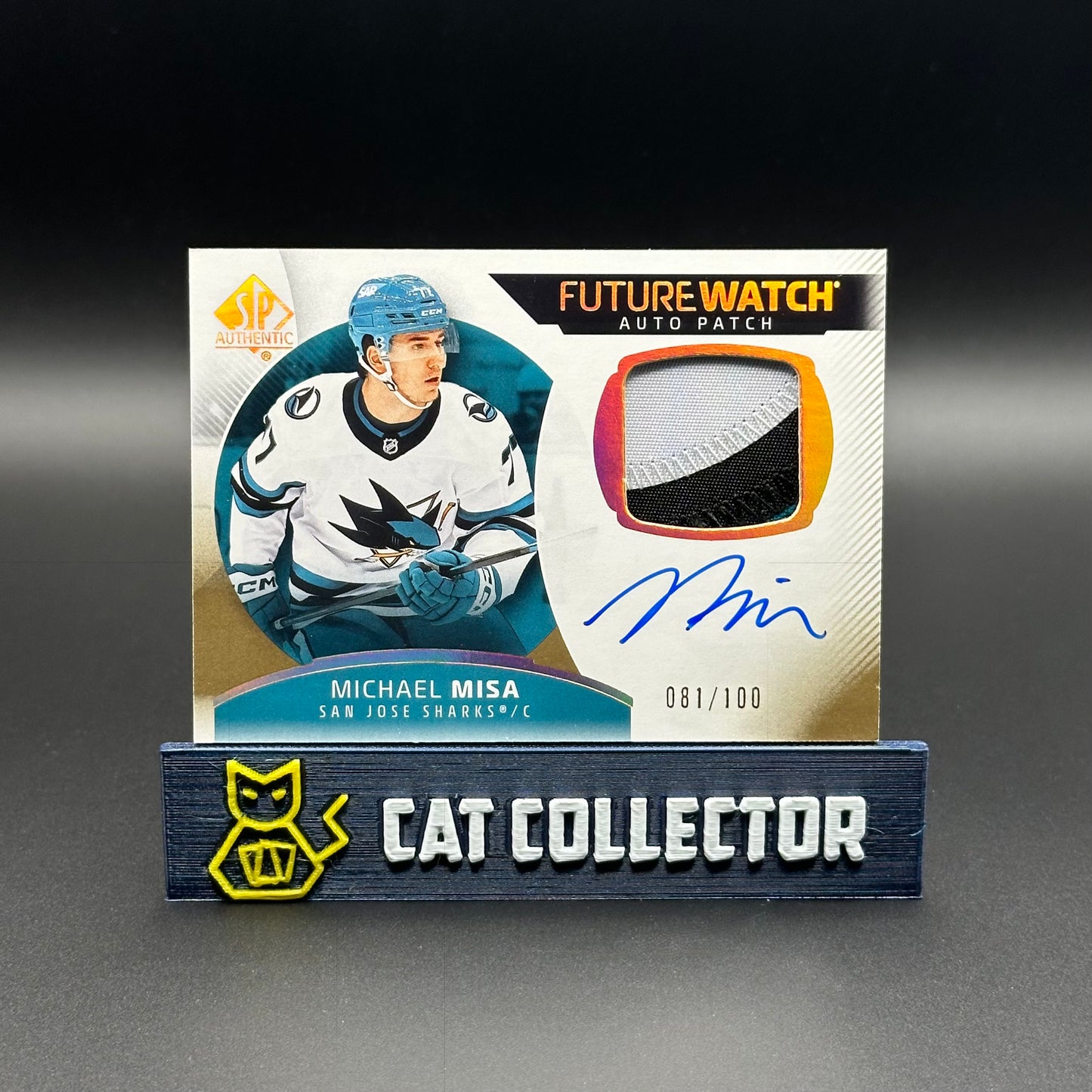2025-26 UD SP Authentic MICHAEL MISA #169 Future Watch Auto Patch /100