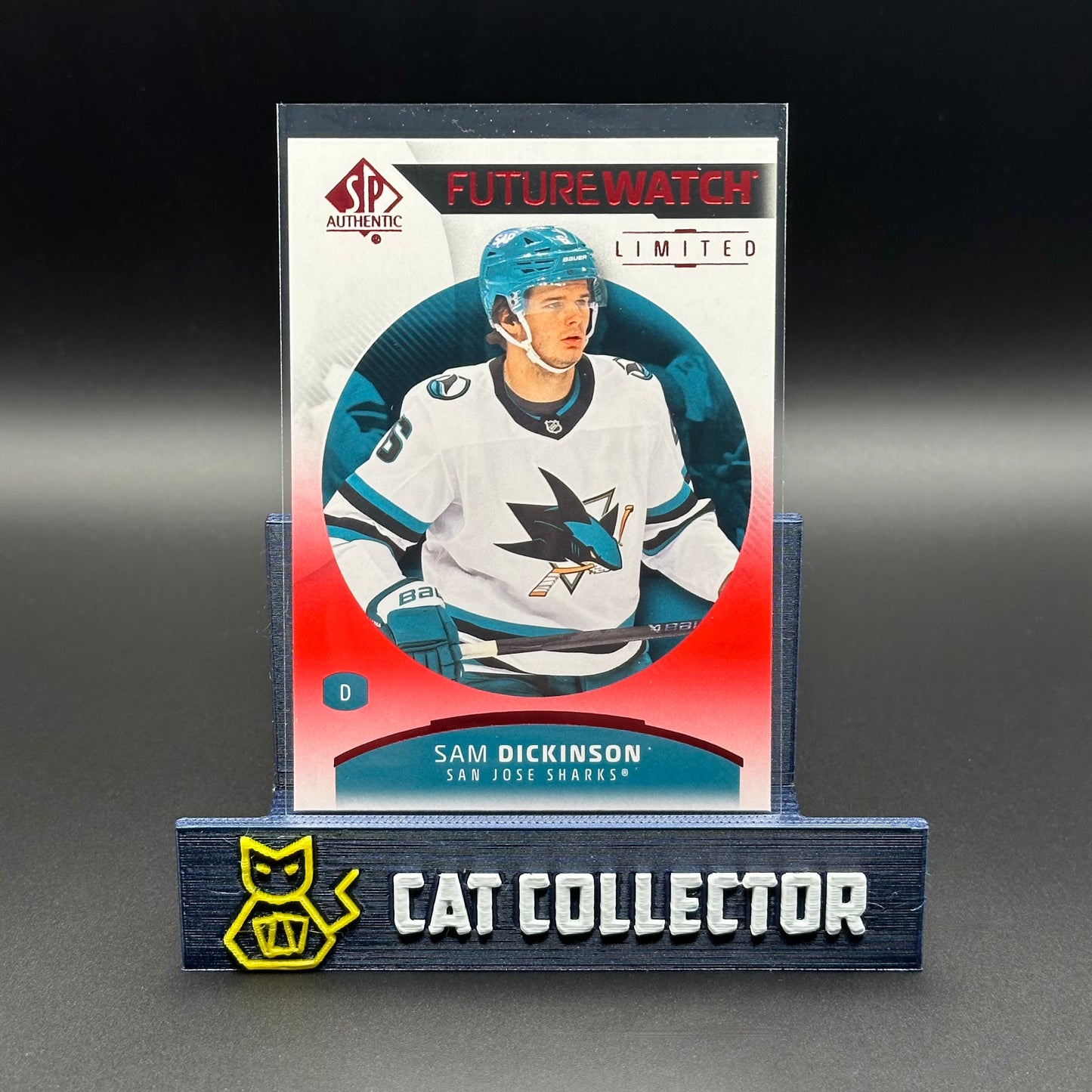 2025-26 UD SP Authentic SAM DICKINSON #173 Future Watch Limited Red RC