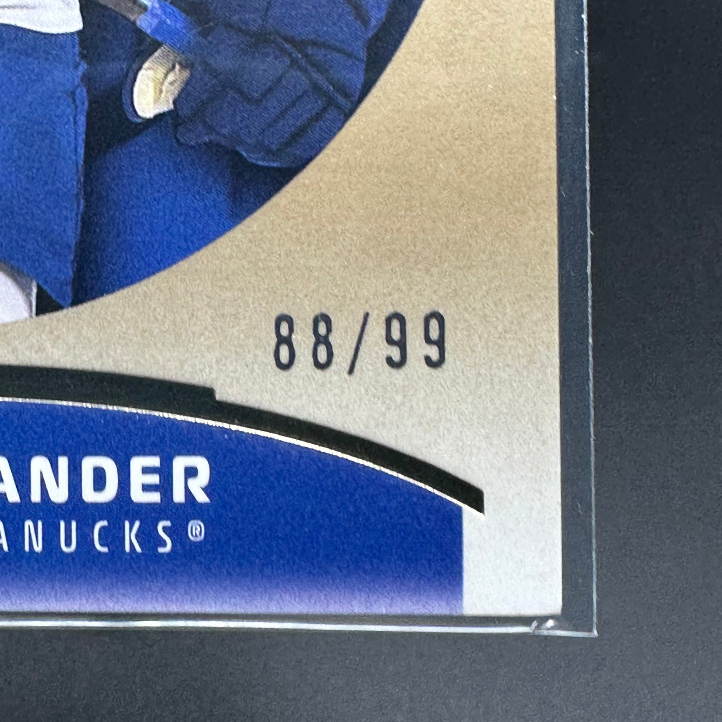 2025-26 UD SP Authentic TOM WILLANDER #200 Future Watch Limited Gold RC /99