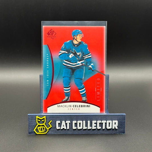 2025-26 UD SP Authentic MACKLIN CELEBRINI #26 Limited Red
