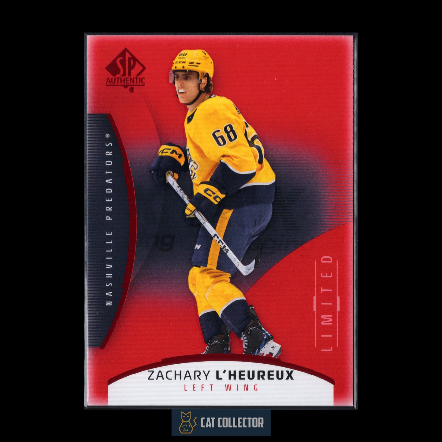 2025-26 UD SP Authentic ZACHARY L'HEUREUX #3 Limited Red
