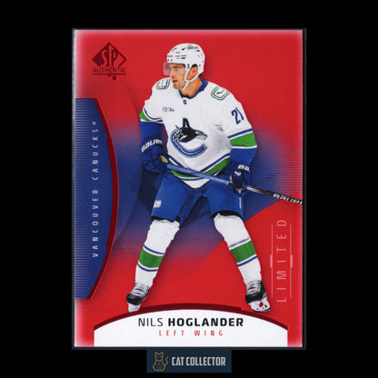 2025-26 UD SP Authentic NILS HOGLANDER #57 Limited Red