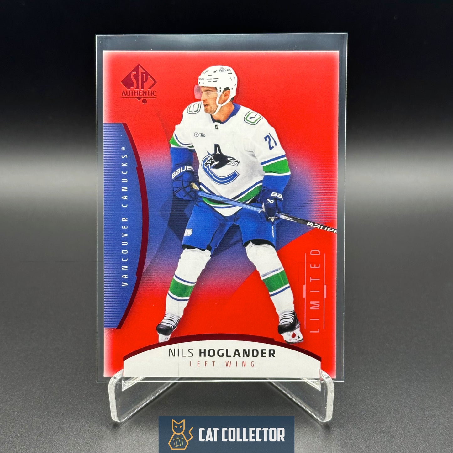 2025-26 UD SP Authentic NILS HOGLANDER #57 Limited Red