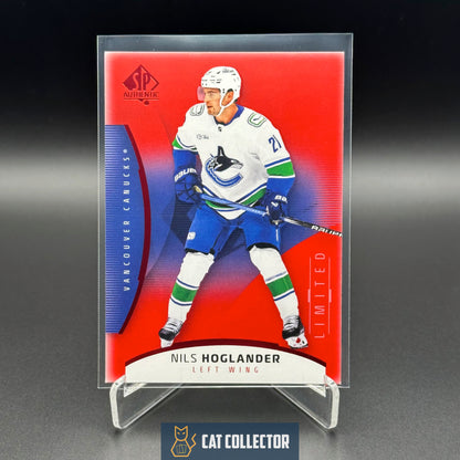 2025-26 UD SP Authentic NILS HOGLANDER #57 Limited Red