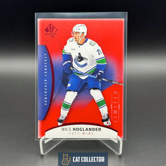 2025-26 UD SP Authentic NILS HOGLANDER #57 Limited Red